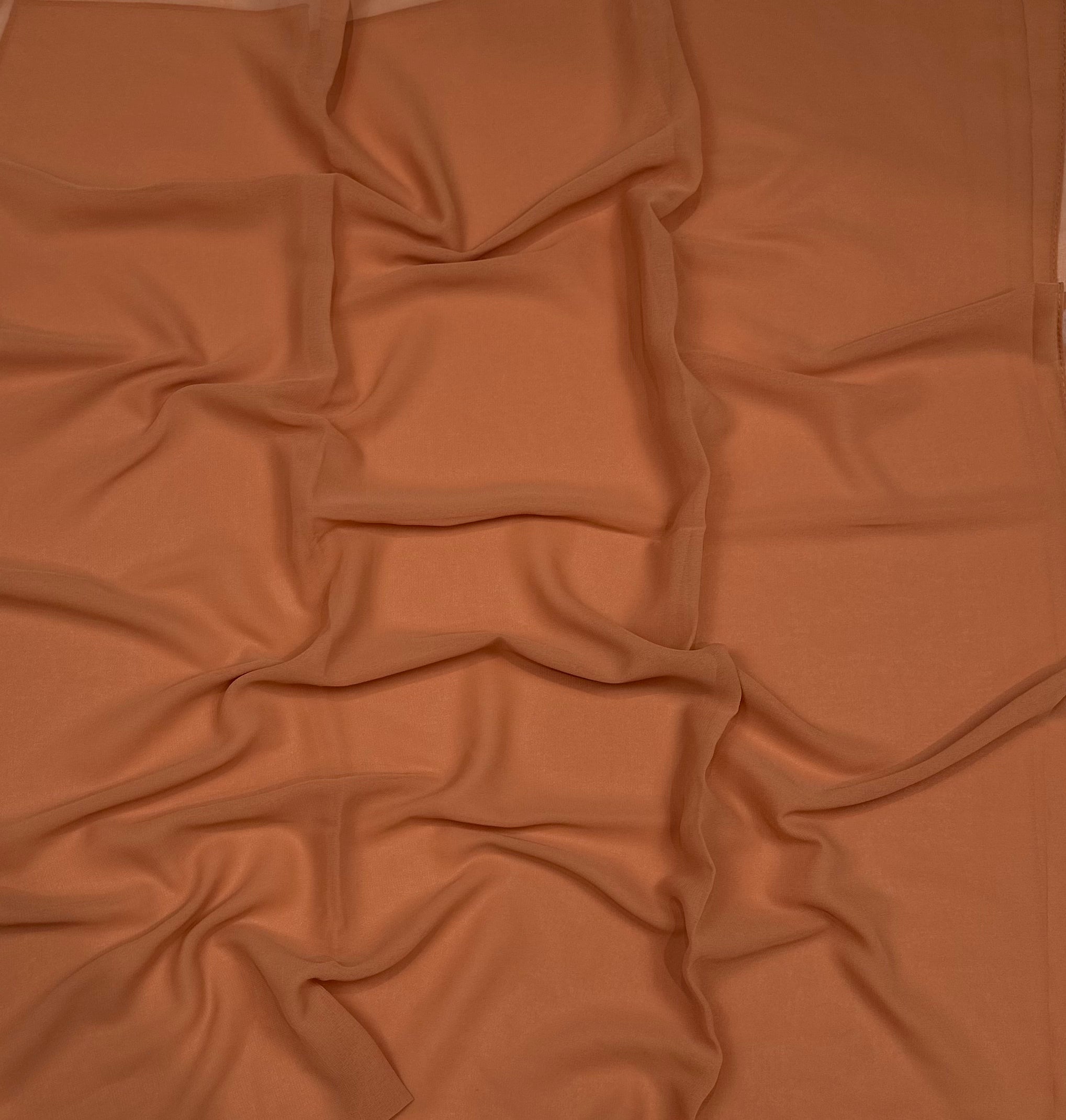 Terracotta Orange Premium Chiffon Hijab