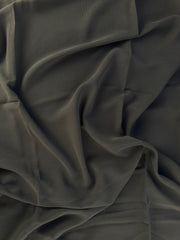 Charcoal Black Premium Chiffon Hijab