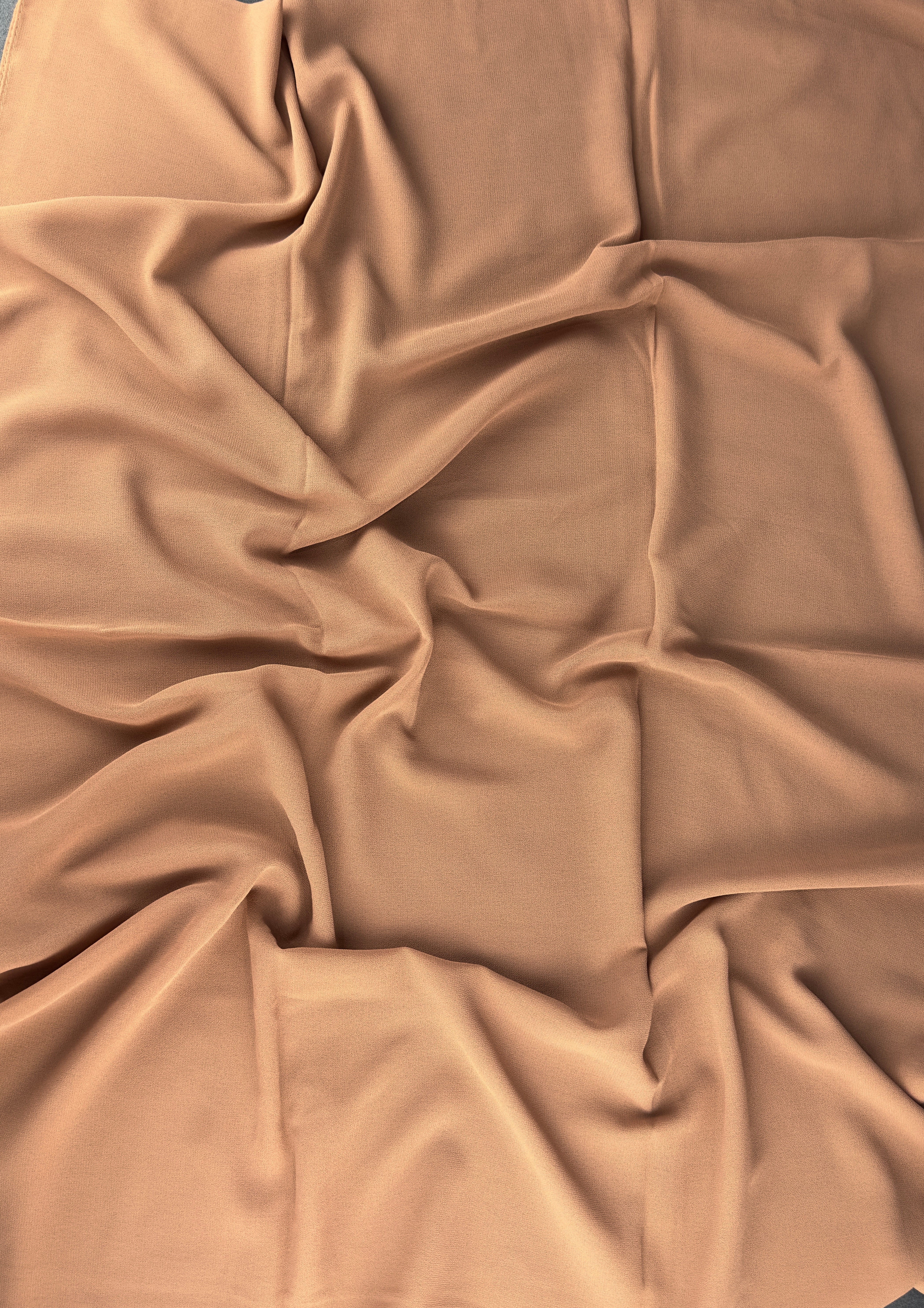 Caramel Brown Premium Chiffon Hijab