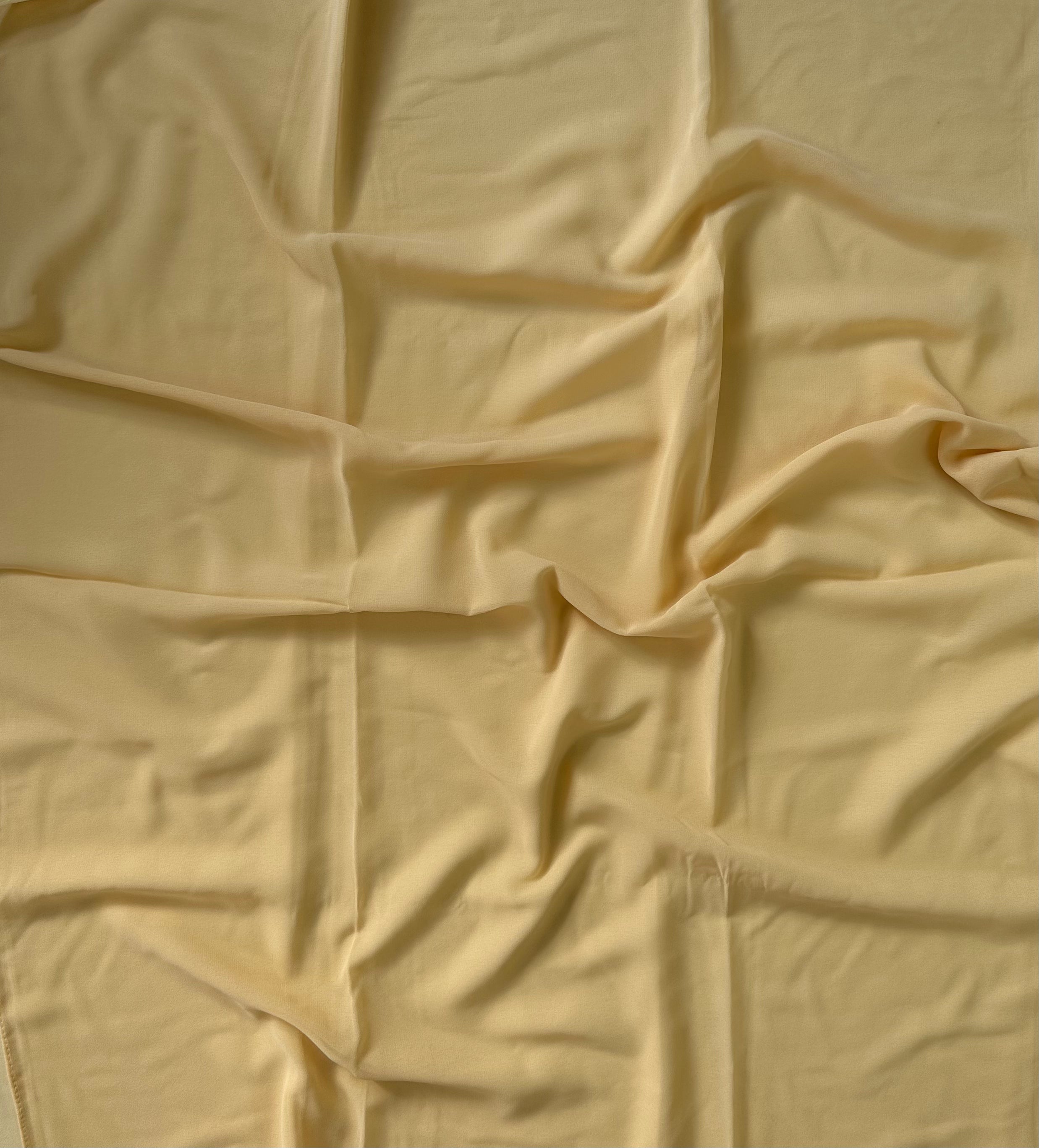 Lemon Yellow Premium Chiffon Hijab