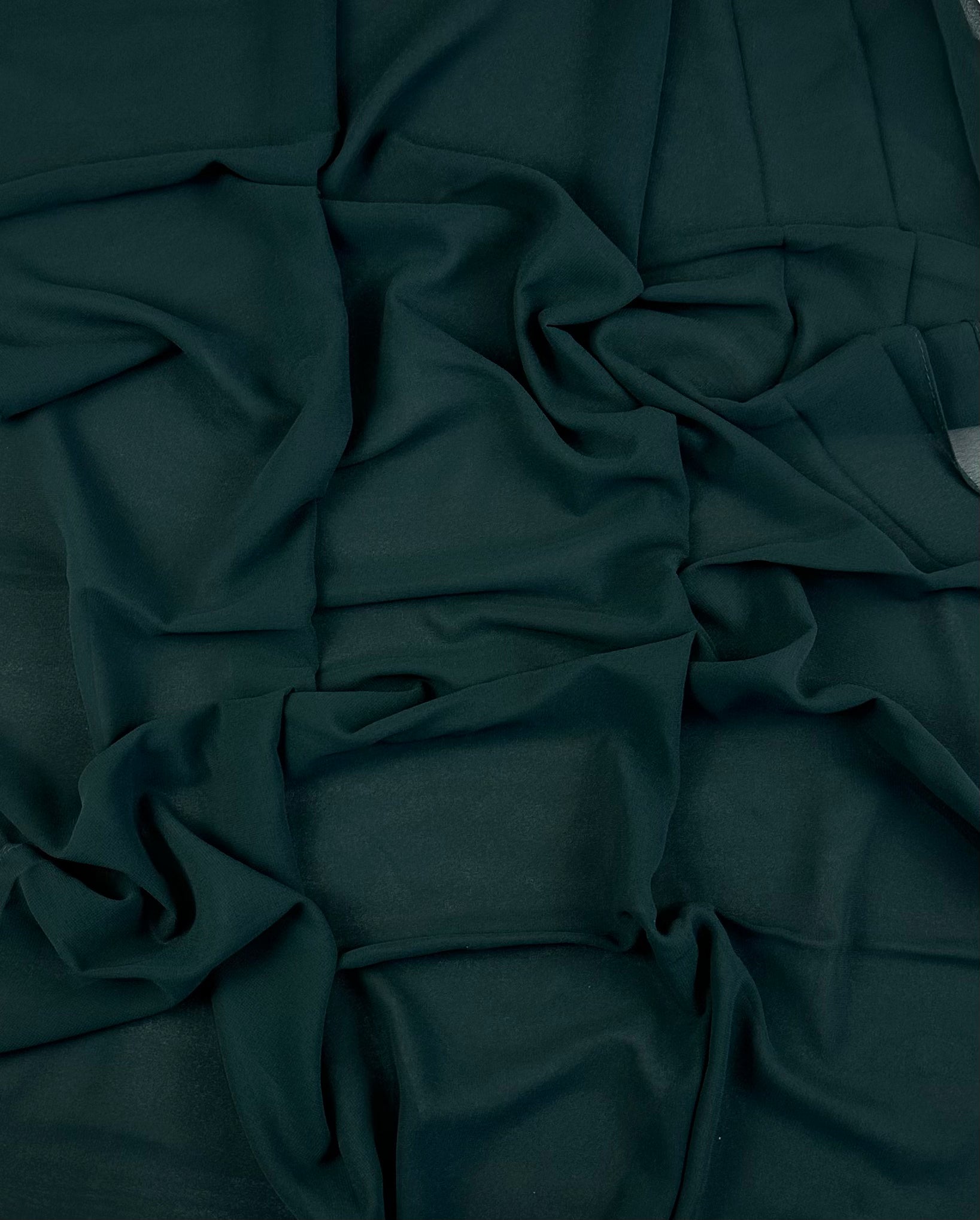 Forest Green Premium Chiffon Hijab