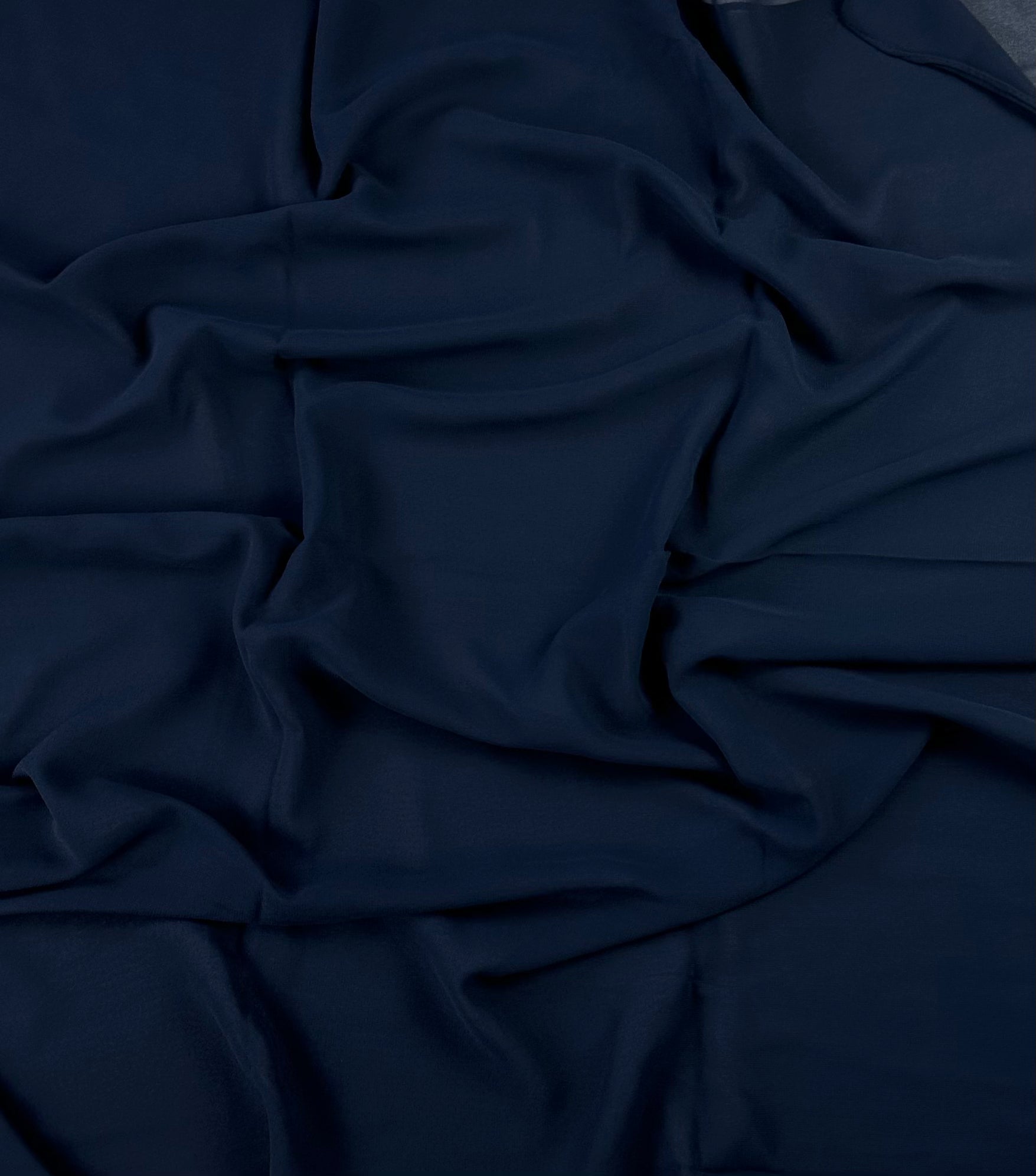 Navy Blue Premium Chiffon Hijab
