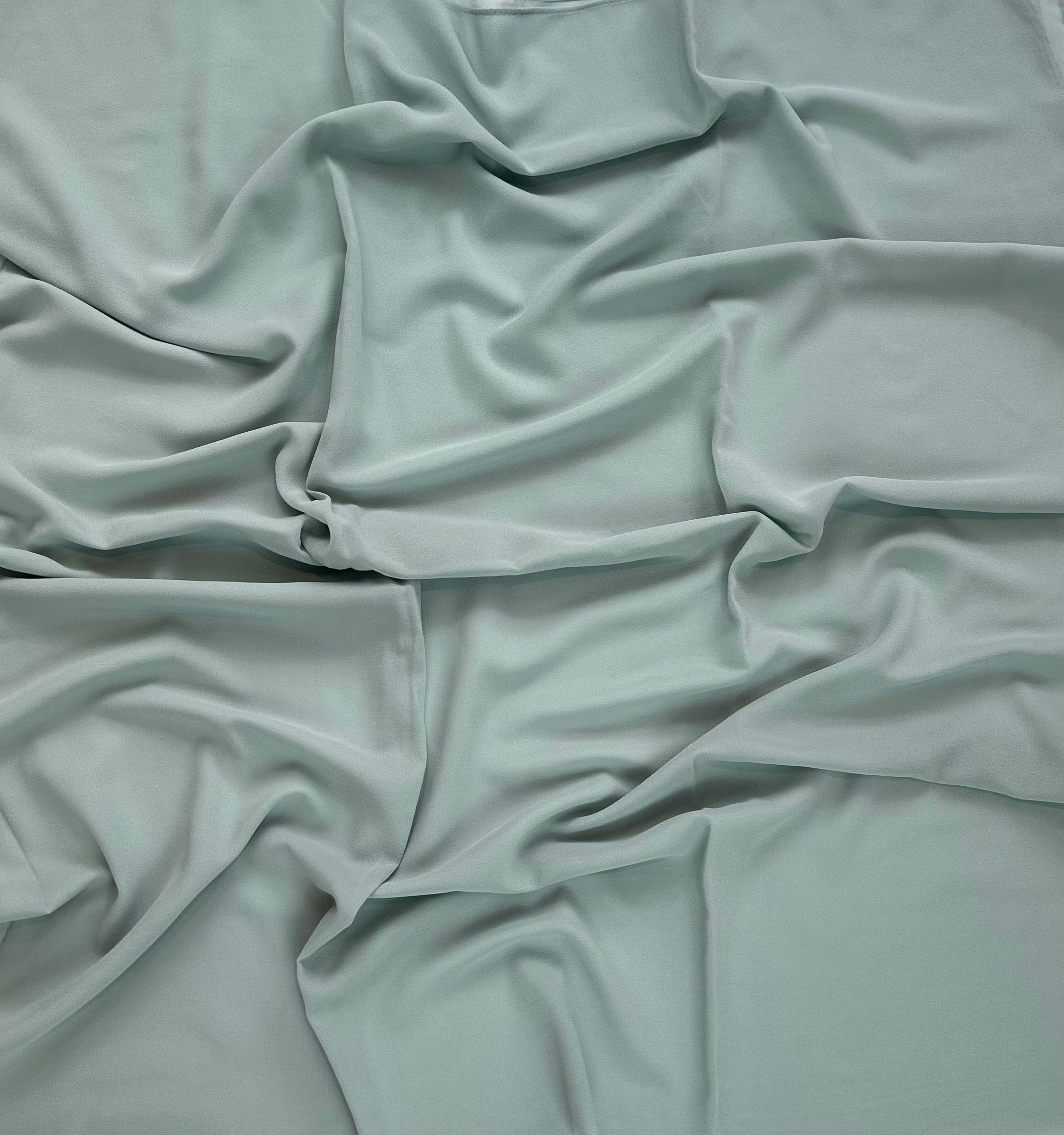 Icy Turquoise Premium Chiffon Hijab