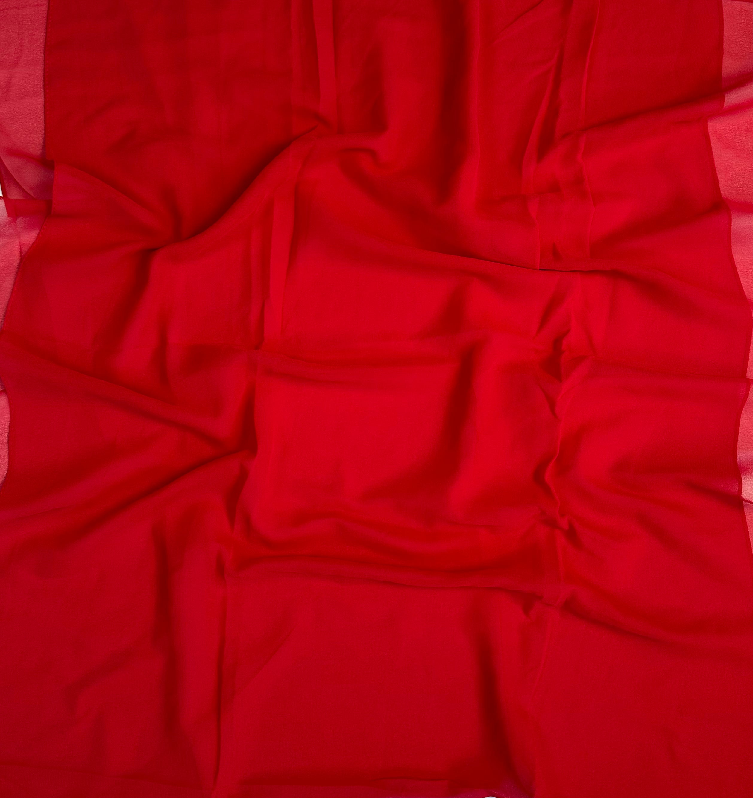 Bright Red Premium Chiffon Hijab