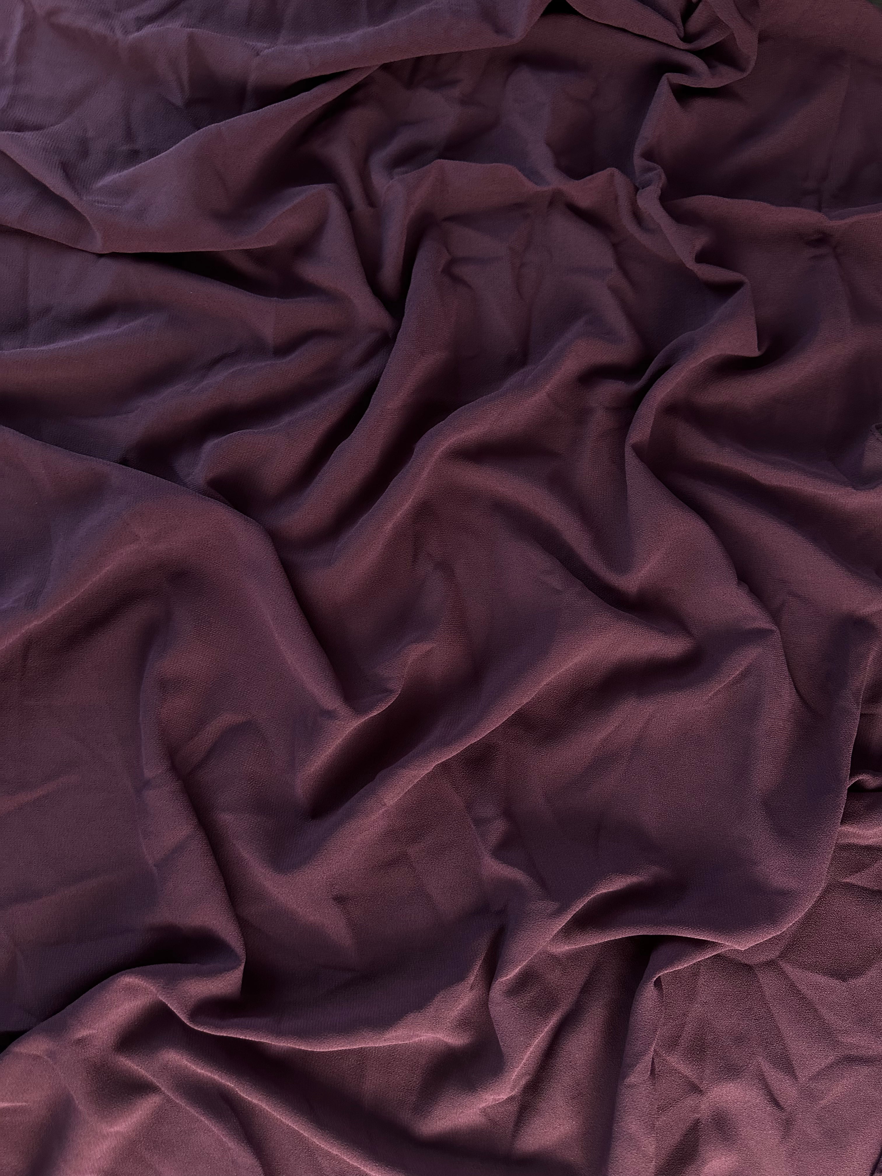 Eggplant Purple Premium Chiffon Hijab