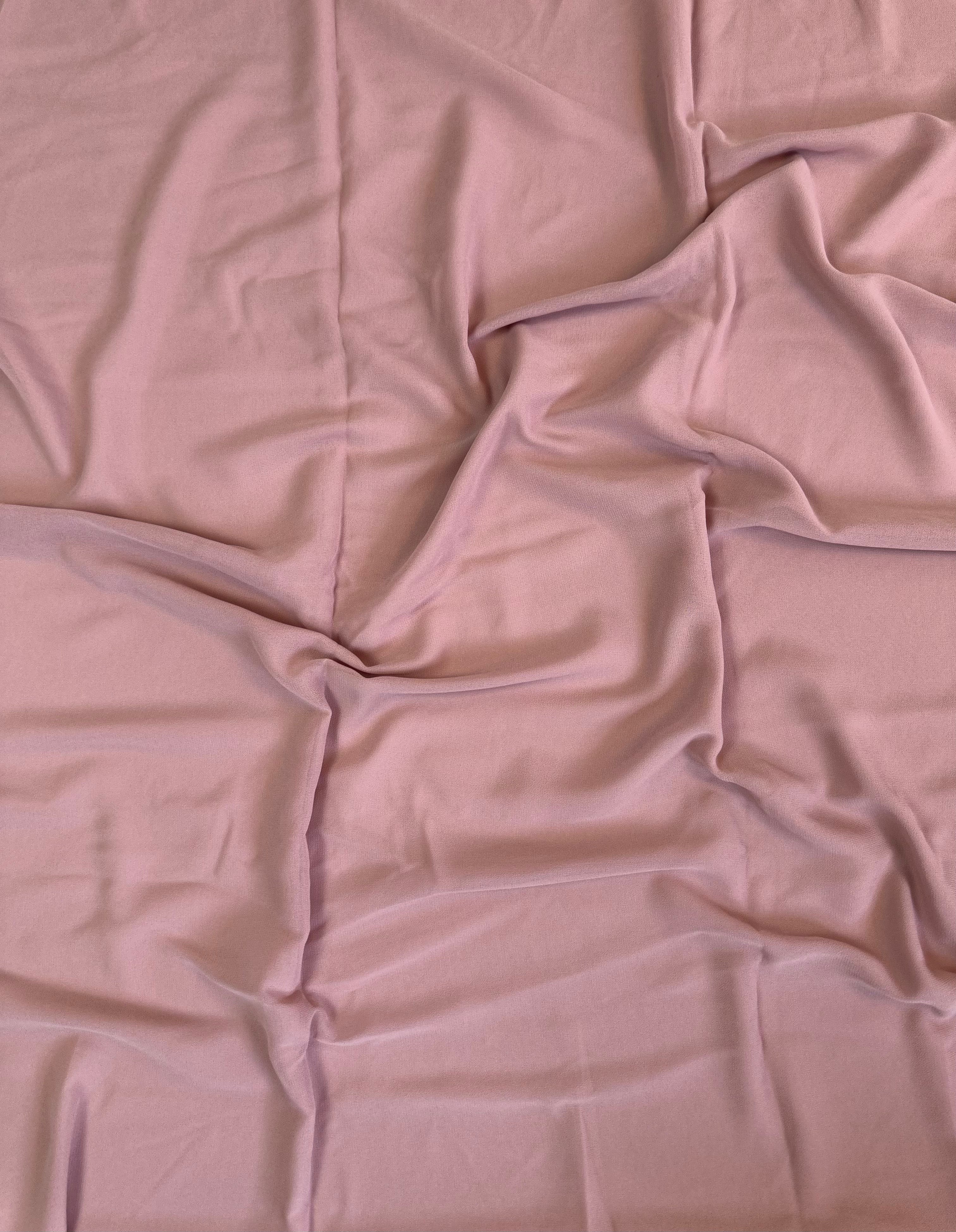 Dusty Blush Pink Premium Chiffon Hijab