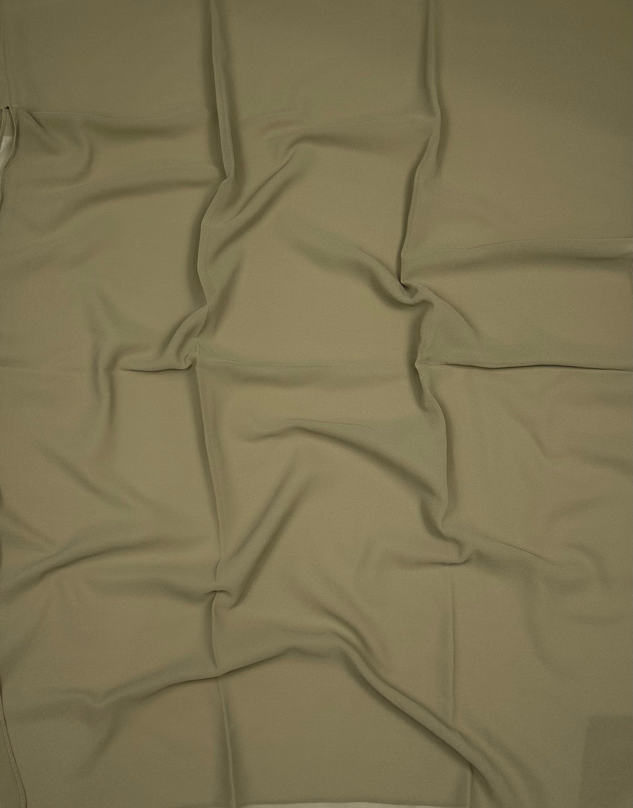 Olive Beige Premium Chiffon Hijab